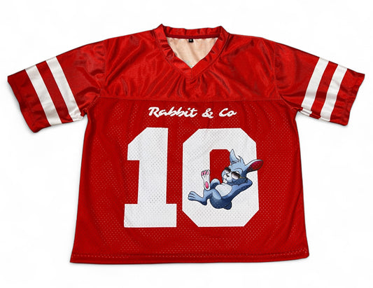 Red & White Rabbit & Co. “Abundance” Jersey
