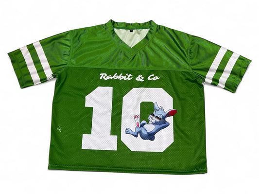 Green & White Rabbit & Co. “Abundance” Jersey